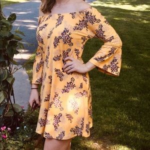 Off the shoulder dress